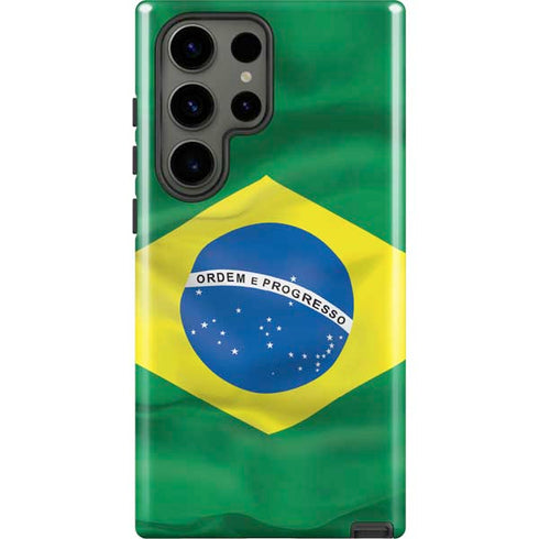 Brazil Flag Galaxy S23 Ultra Pro Case